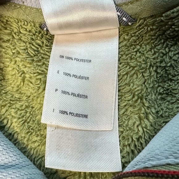 The North Face Women’s Green Half Zip Fleece Pullover Size M - Picture 7 of 7